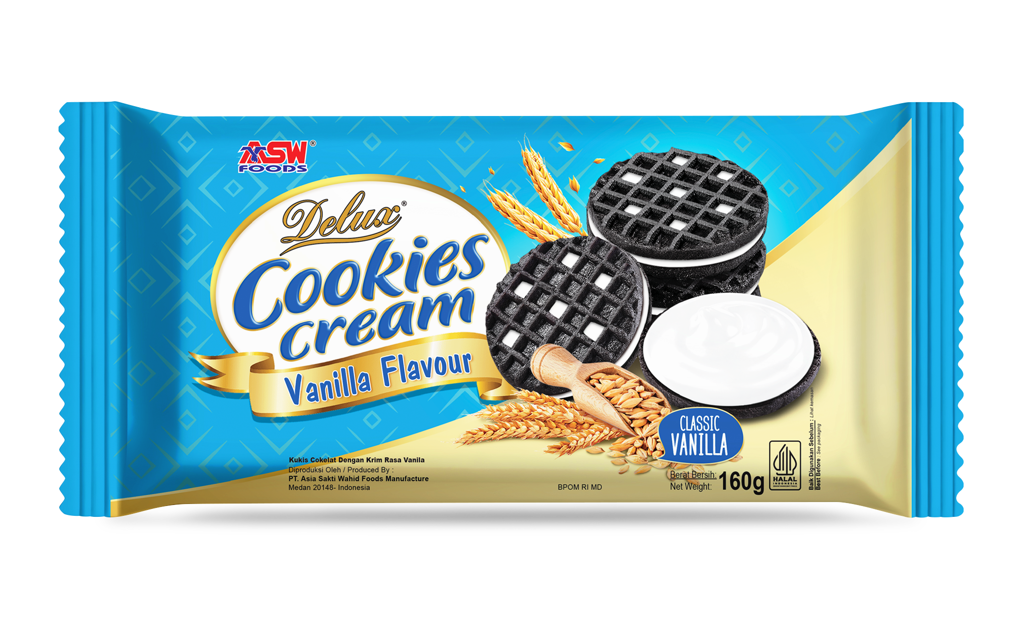 Delux Cookies Cream Vanilla